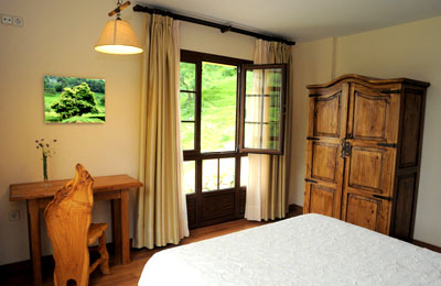 Habitaciones del hotel El Quesar de Gamoneo
